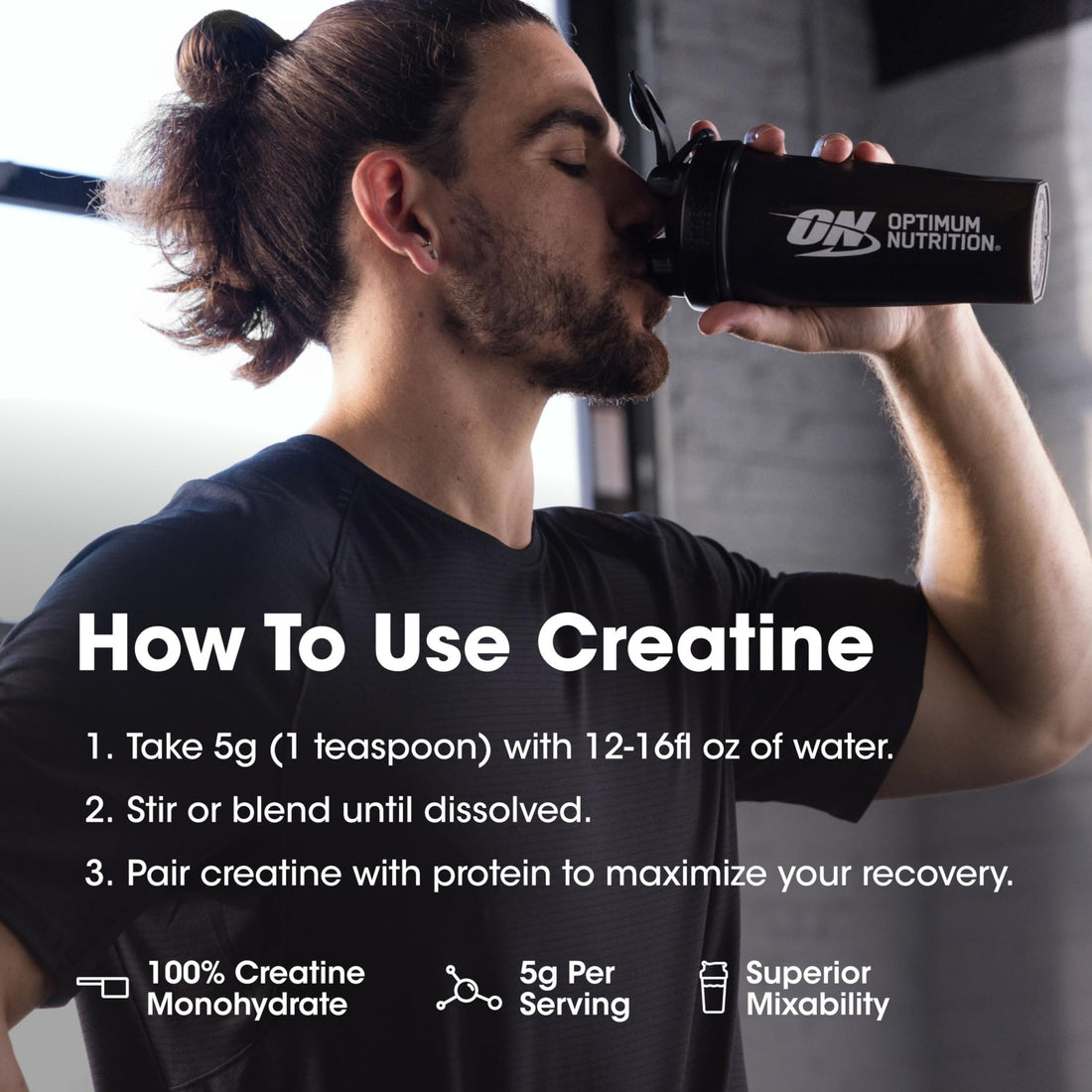 Optimum Nutrition Micronized Creatine Monohydrate Powder, Blueberry Lemonade Creatine, 60 Servings, 360 Grams (Packaging May Vary) - OzHealthStandard