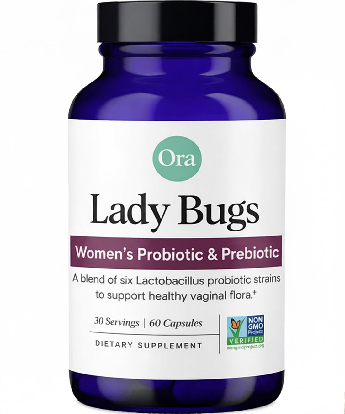 Ora Organic Probiotic for Women with L. crispatus, 6 Clinically Studied Lactobacillus Strains for Vaginal, pH & Urinary Tract Health, - OzHealthStandard