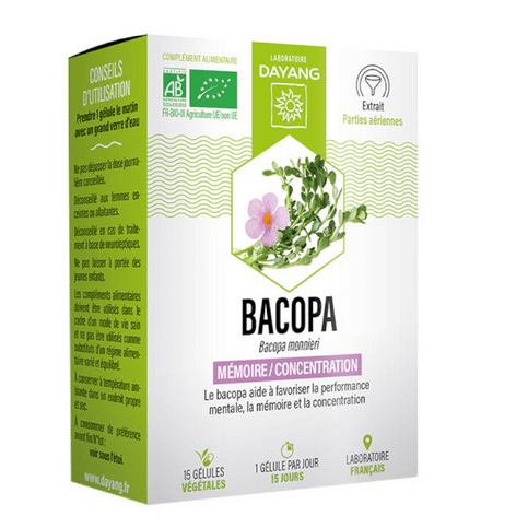 Organic Bacopa 15 capsules - DAYANG - OzHealthStandard