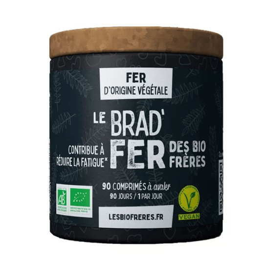 Organic iron - 90 tablets Les Bio Frères - OzHealthStandard