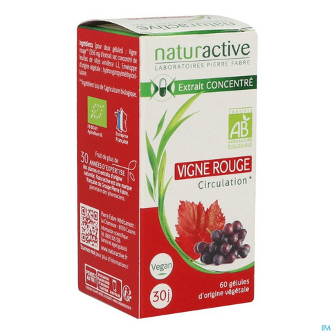 Organic red vine - 60 capsules - NATURACTIVE - OzHealthStandard