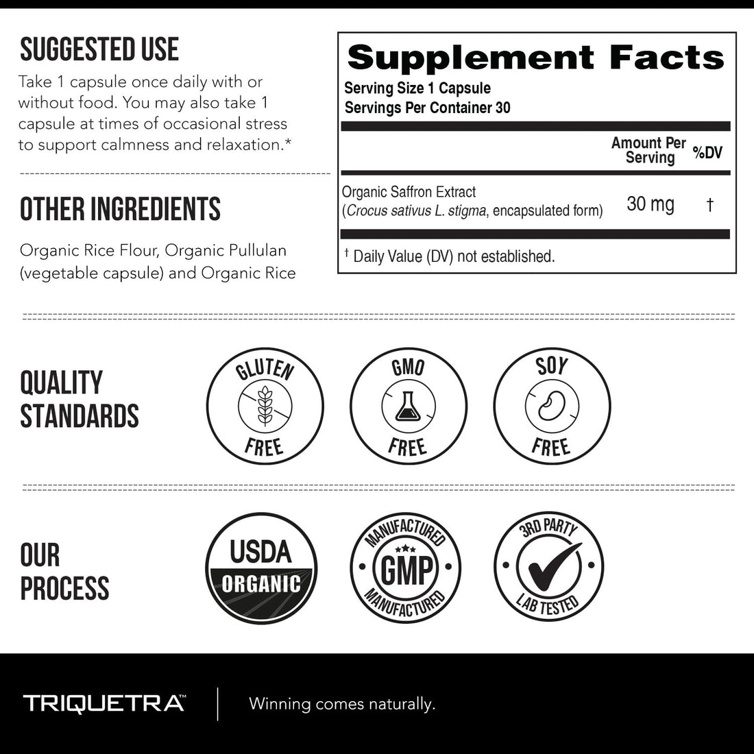 Organic Saffron Extract: Optimized Extract with Safromotivines, Safranal, and Crocins – Clinically Studied | Premium Persian Sargol Quality | Supports Mood, - OzHealthStandard