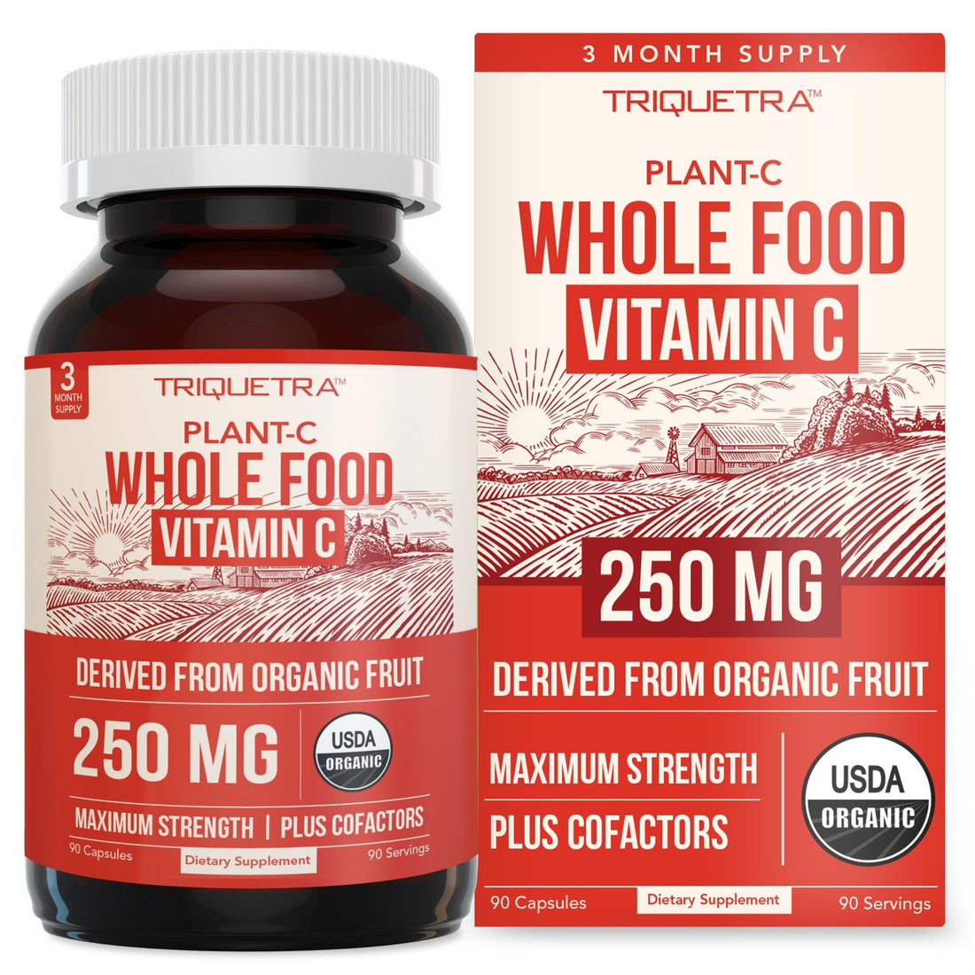 Organic Vitamin C | Whole Food Vitamin C from Fruit Plus Absorption Enhancing Cofactors - Vegan, Enhanced Bioavailability - Immune Support - OzHealthStandard