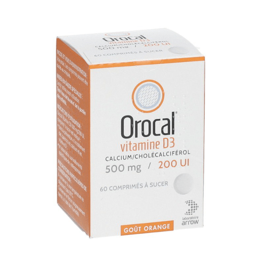 Orocal vitamin D3 500mg/200UI tablets - ARROW - OzHealthStandard