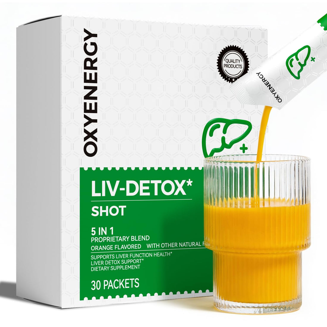 OxyEnergy Liver Cleanse Detox & Repair, Organic Milk Thistle Liver Detox Supplement with Turmeric, Giner, Dandelion, Support Liver Health & Digestion, - OzHealthStandard