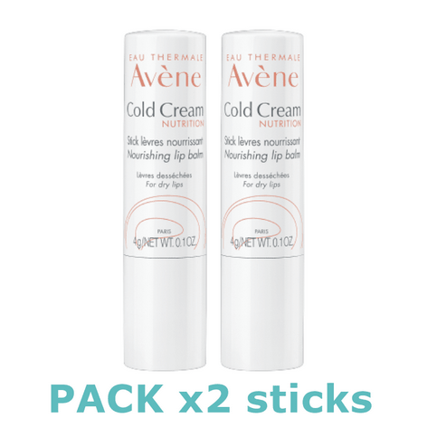 Pack of 2 Cold Cream Nourishing lip balm - AVENE - OzHealthStandard