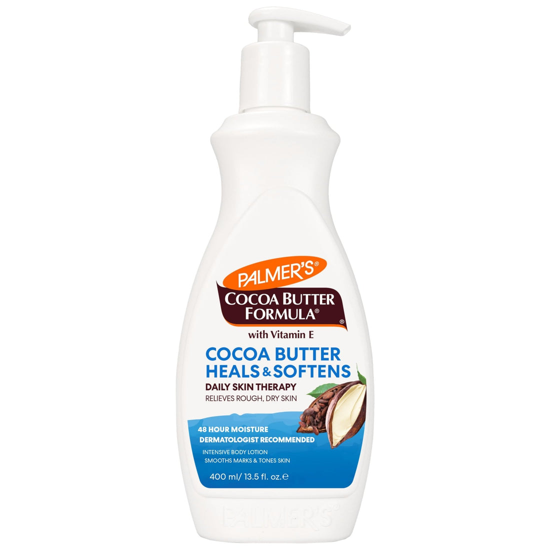 Palmer's Cocoa Butter Formula Daily Skin Therapy Cocoa Butter Body Lotion for Dry Skin, Hand & Body Moisturizer, Pump Bottle, 13.5 Oz (Pack of 1) - OzHealthStandard