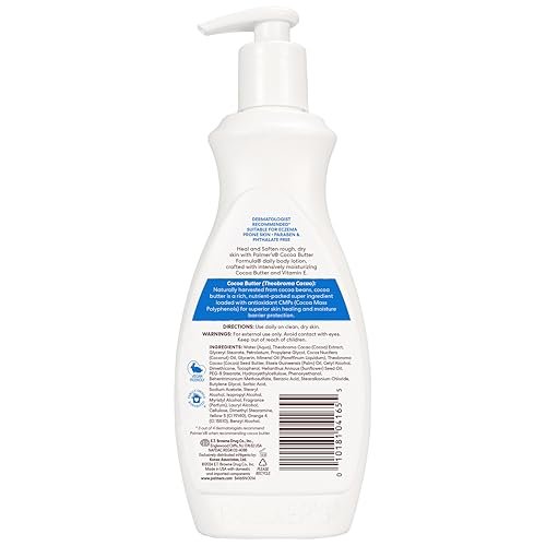 Palmer's Cocoa Butter Formula Daily Skin Therapy Cocoa Butter Body Lotion for Dry Skin, Hand & Body Moisturizer, Pump Bottle, 13.5 Oz (Pack of 1) - OzHealthStandard