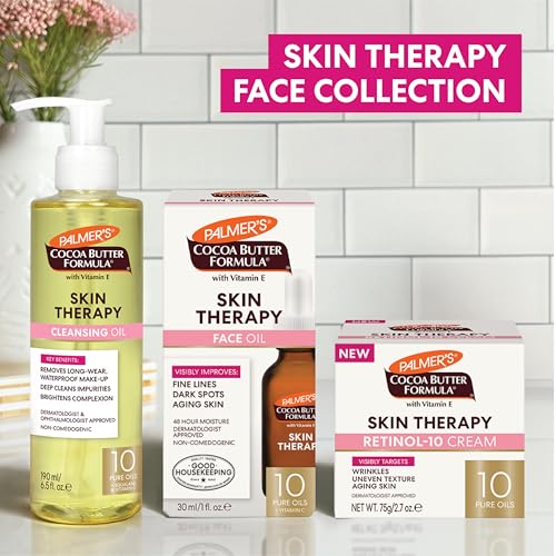 Palmer's Cocoa Butter Formula Moisturizing Skin Therapy Oil for Face with Vitamin E, C & 10 Pure Facial Oils Blend - OzHealthStandard