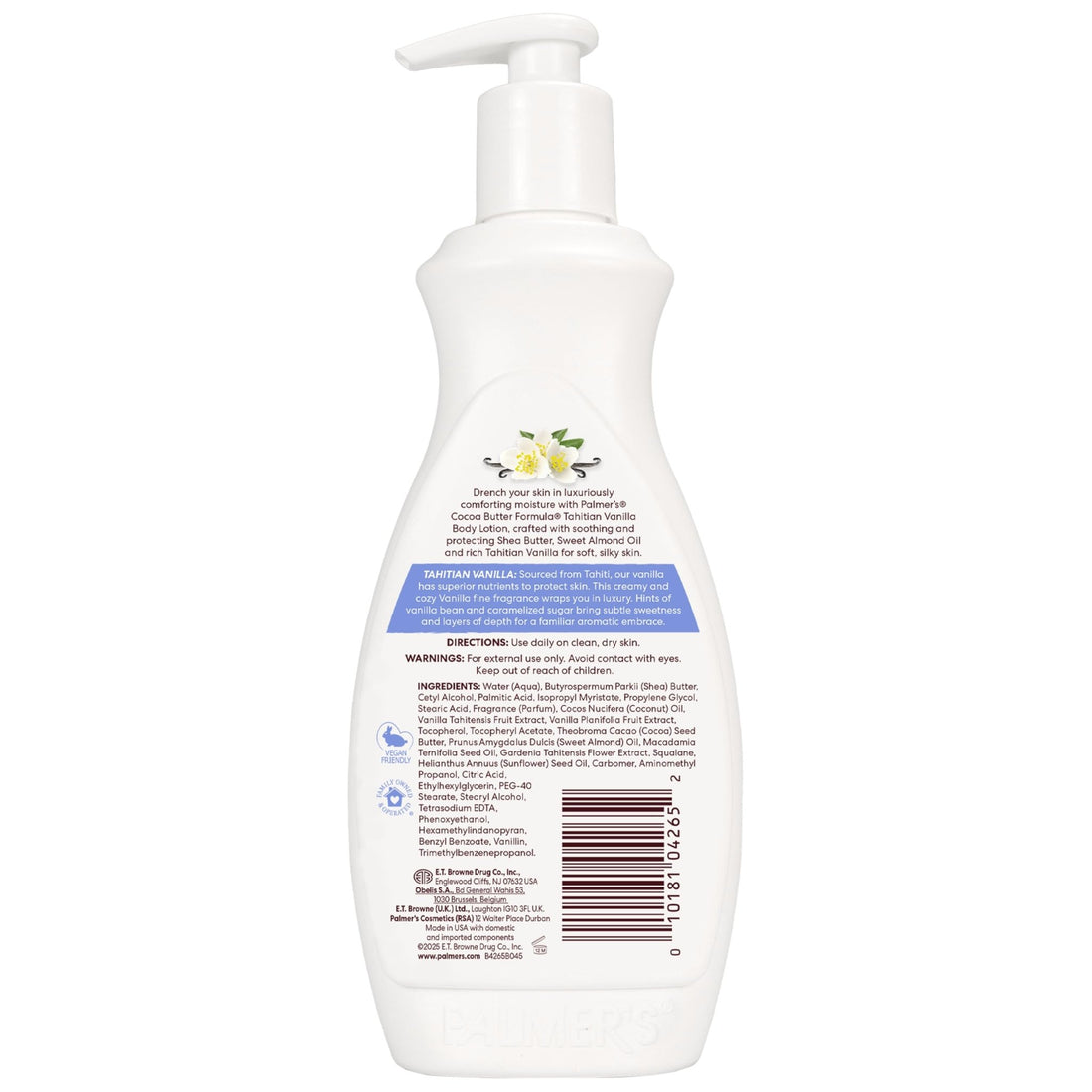 Palmer's Cocoa Butter Formula Tahitian Vanilla Body Lotion, 13.5 Oz, Daily Moisturizing Lotion for Dry Skin with Shea Butter & Vitamin E - OzHealthStandard