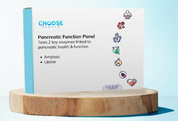 Pancreatic Function Test | 2-in-1 at-Home Test | Amylase | Lipase | Cap & CLIA Accredited Testing | Not Testable in NY & RI - OzHealthStandard