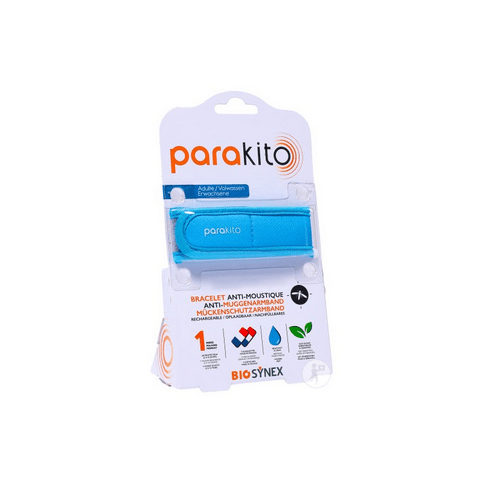Parakito light blue rechargeable mosquito repellent bracelet - OzHealthStandard