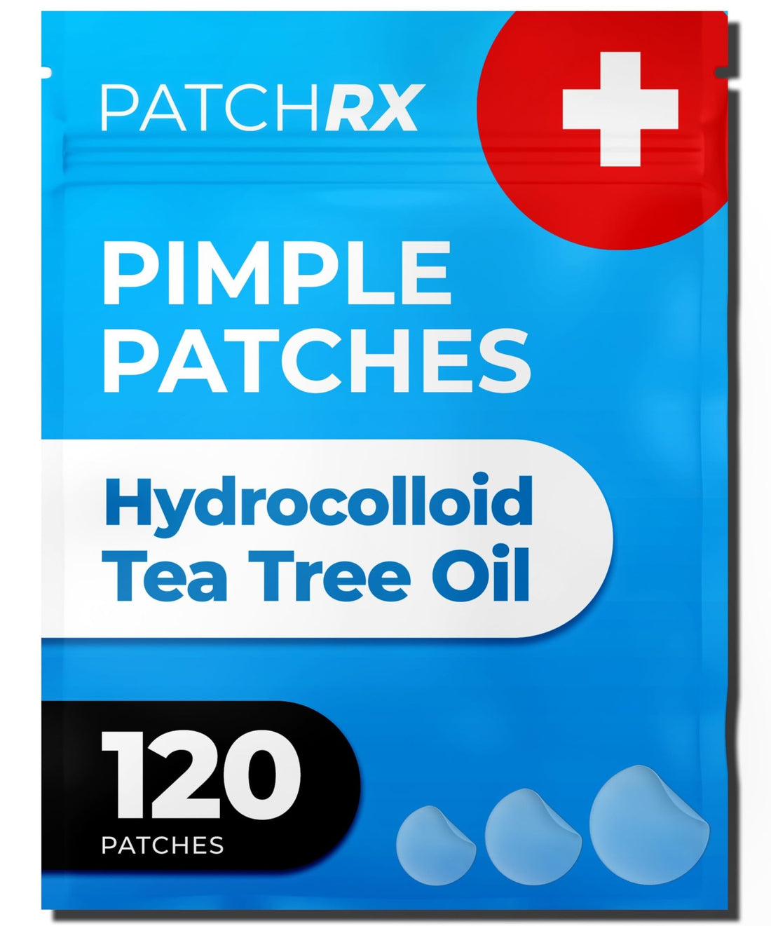 PatchRx Pimple Patches for Face (120 Patches), Hydrocolloid Acne Patches with Tea Tree Oil - OzHealthStandard