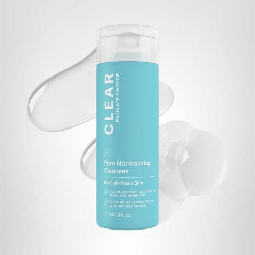 Paula's Choice CLEAR Pore Normalizing Facial Cleanser, Acne Daily Face Wash, Salicylic Acid Face Cleanser for Clogged & Enlarged Pores - OzHealthStandard