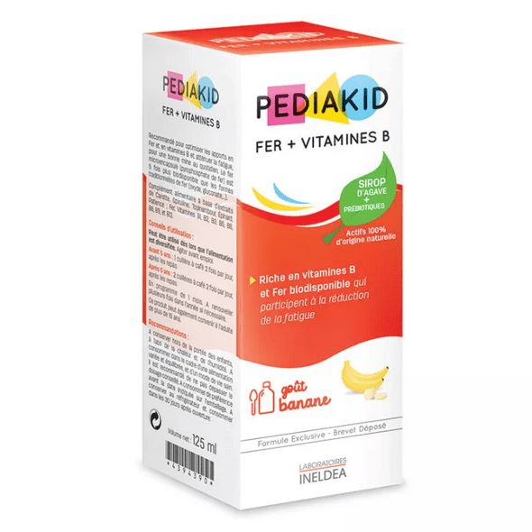 Pediakid Iron + vitamin B syrup children 125 ml - OzHealthStandard