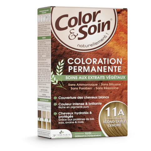 Permanent hair dye 11A sandy ash blond Color&Soin LES 3 CHENES - OzHealthStandard