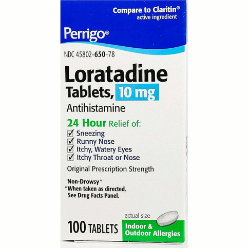 Perrigo Loratadine 10 mg Tablets 100 ct - OzHealthStandard