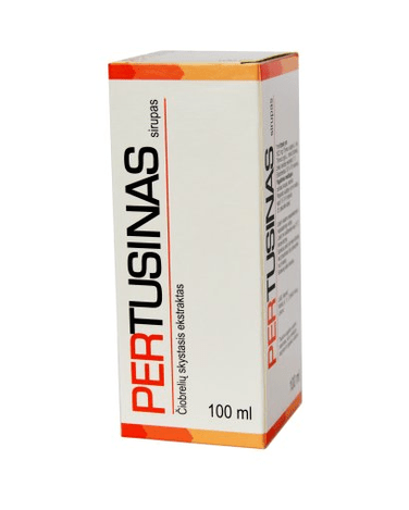 Pertusine (Pertussinum) Syrup, 100 ml - Liquid Extract Of Thyme - OzHealthStandard