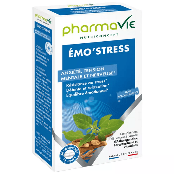 Pharmavie Nutriconcept Émo'Stress 30 tablets - OzHealthStandard
