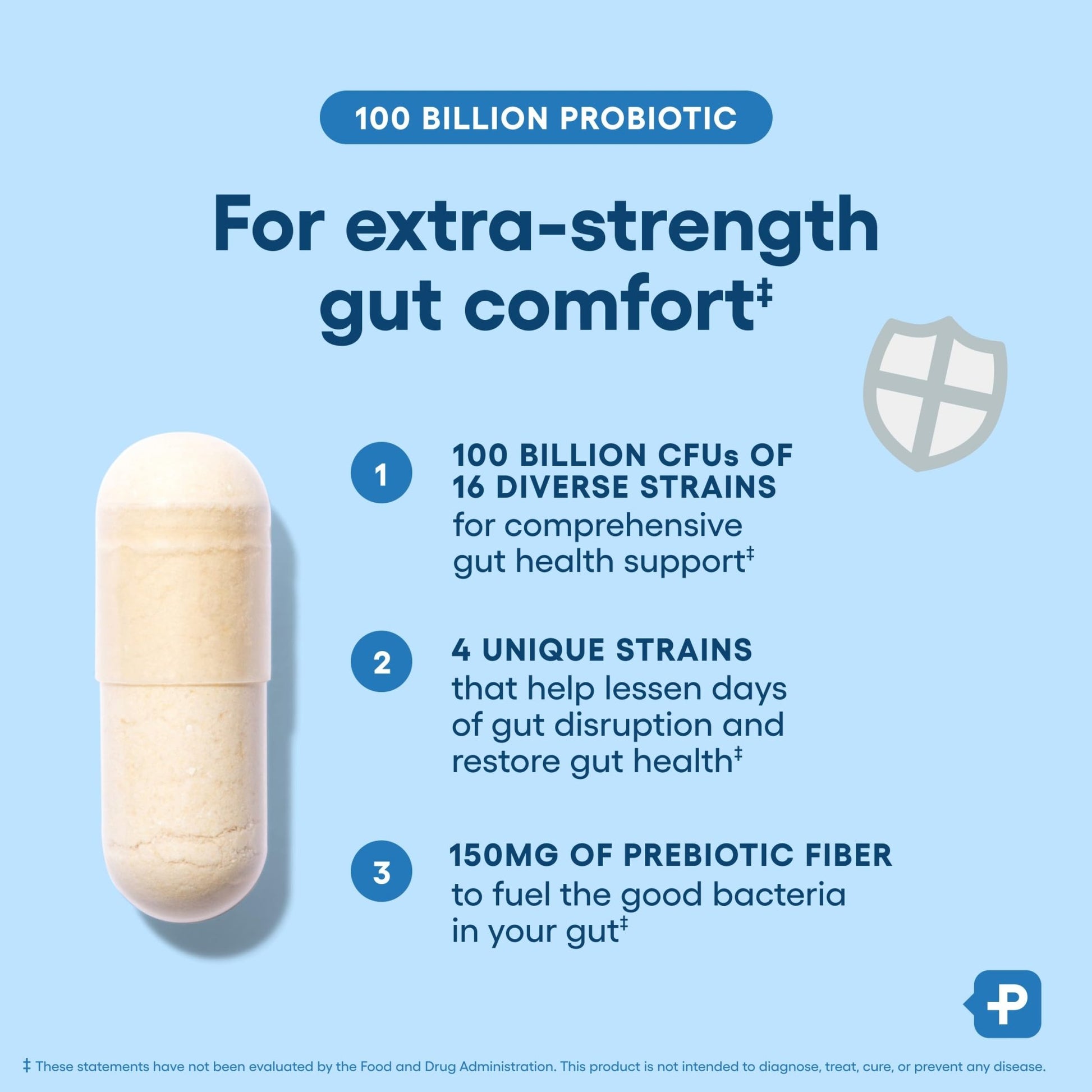 Physician's CHOICE 100 Billion Advanced Probiotic - 16 Strains + Organic Prebiotics - Digestive & Gut Health - Supports Occasional Constipation, Diarrhea, Gas & Bloating - Probiotics for Women & Men - OzHealthStandard