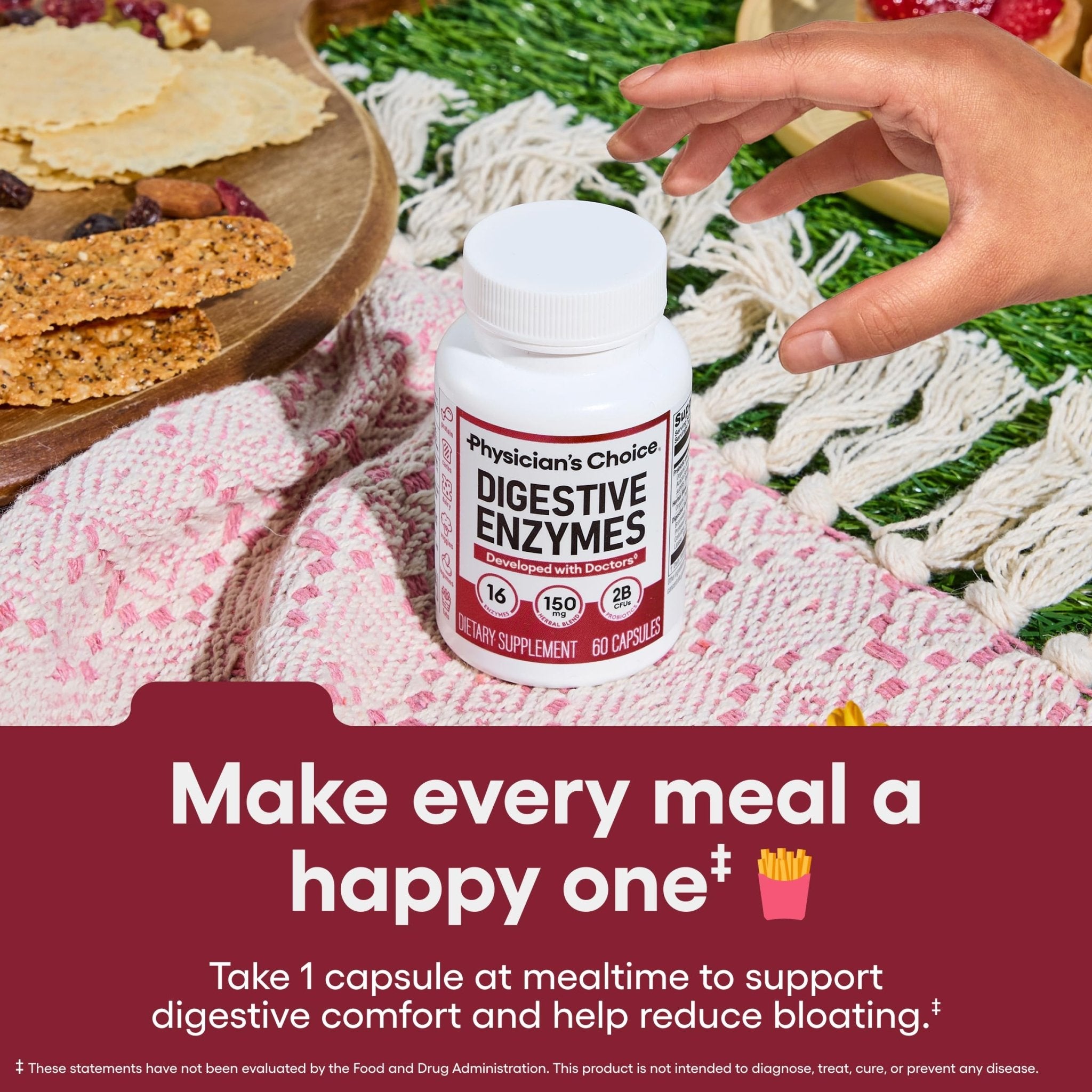 Physician's CHOICE Digestive Enzymes for Bloating & Digestion - 16 Enzymes with Organic Prebiotics & Probiotics for Gut - OzHealthStandard