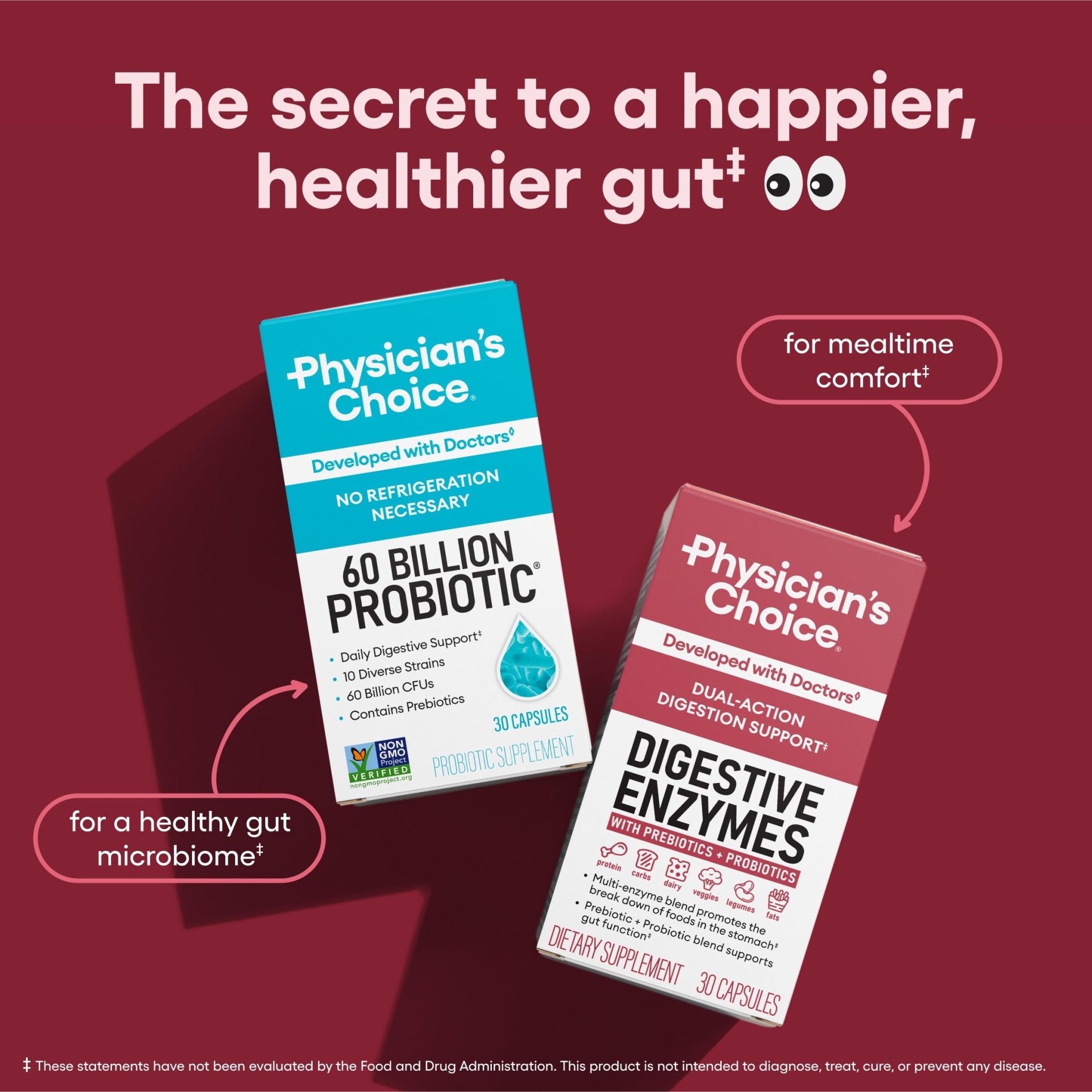 Physician's CHOICE Digestive Enzymes for Bloating & Digestion - 16 Enzymes with Organic Prebiotics & Probiotics for Gut - OzHealthStandard