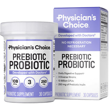 Physician's CHOICE Prebiotic-Probiotic - Multi-Strain Probiotics & Synergistic Prebiotics -Designed for Digestive Health, Supporting Gut Microbiome - OzHealthStandard