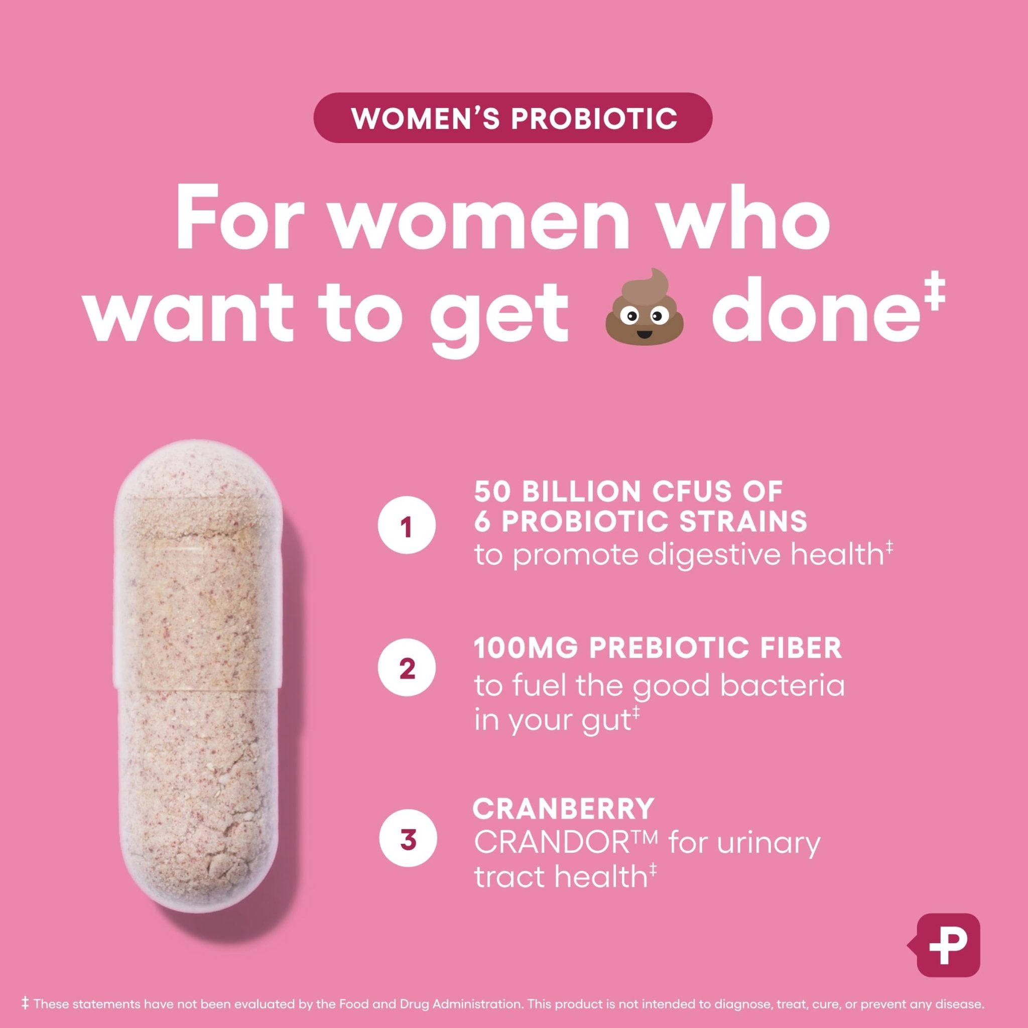 Physician's CHOICE Probiotics for Women - PH Balance, Digestive, UT, & Feminine Health - 50 Billion CFU - 6 Unique Strains for Her - Organic Prebiotics - OzHealthStandard