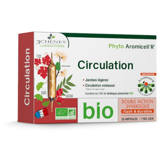 Phyto Aromicell’r Circulation 20x10ml - LES 3 CHENES - OzHealthStandard