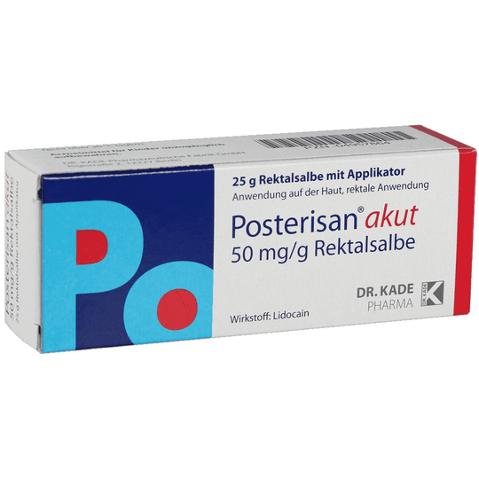 Posterisan Akut Rectal Ointment With Applikator, 25 g - OzHealthStandard