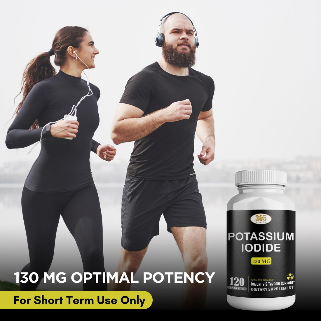 Potassium Iodide130 mg - KI Tablets- Potassium130 mg - USA Made Potassium Iodine Pills YODO Naciente - OzHealthStandard