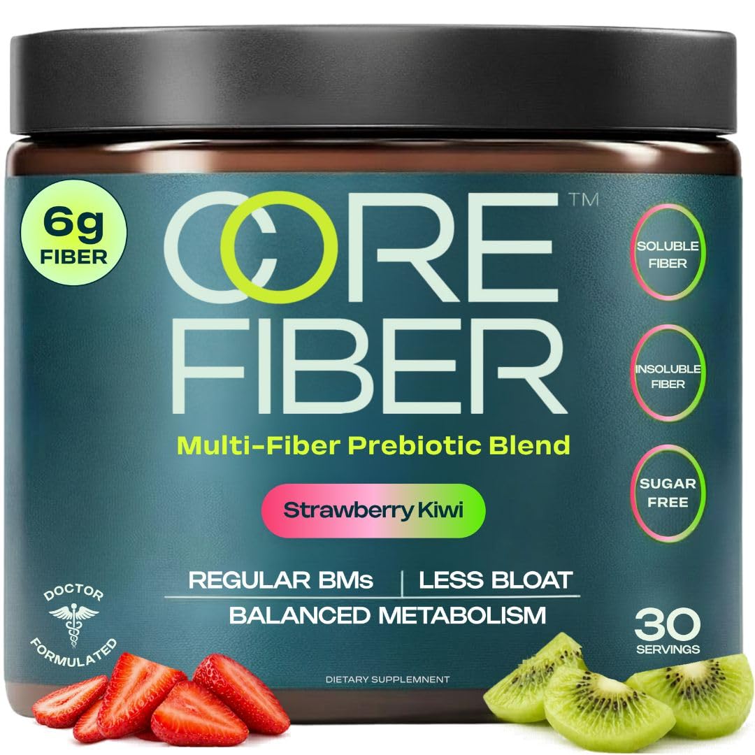 Prebiotic Fiber Supplement for Women & Men – 6g Prebiotic Fiber Powder – Daily Blend for Gut Health, Bloating, Regular Digestion & Energy – Soluble & Insoluble, - OzHealthStandard