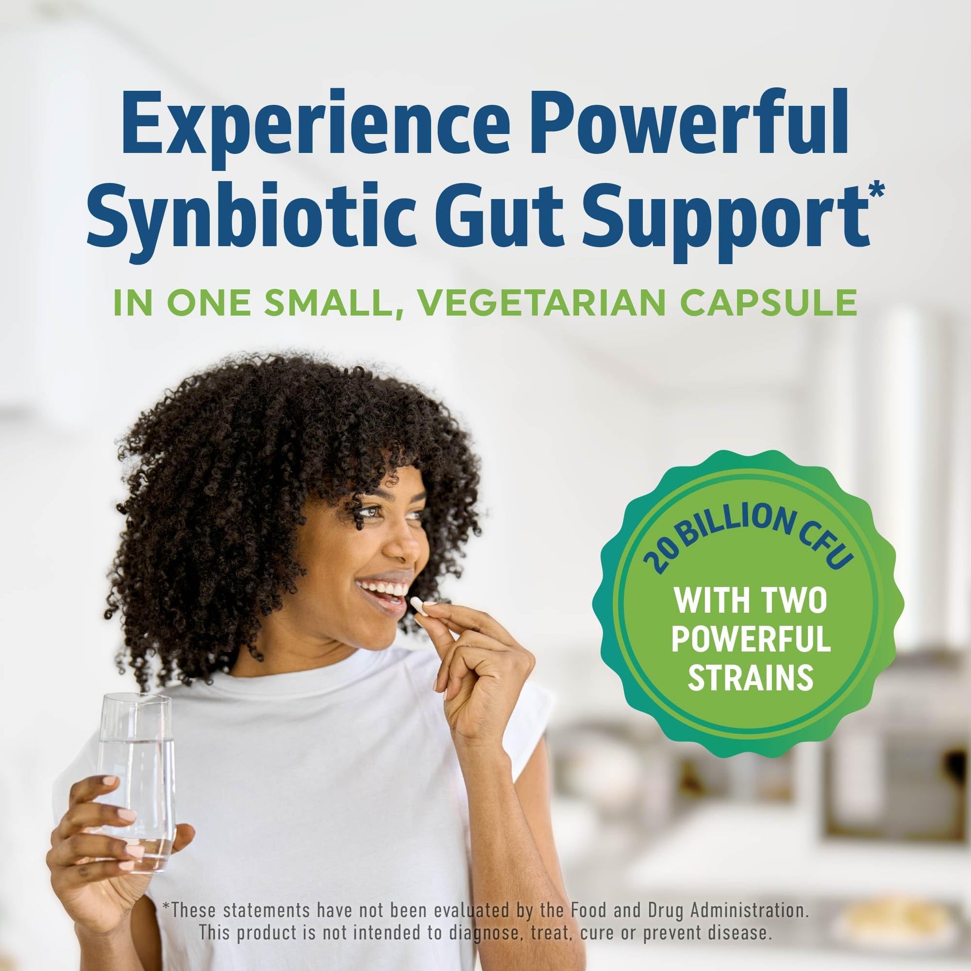 Prebiotics and Probiotics for Women & Men | Pre and Probiotics for Gut Health & Bloating Relief | Synbiotic with 20 Billion CFU Lactobacillus & Bifidobacterium | Shelf-Stable | Vegetarian | 60 Ct. - OzHealthStandard