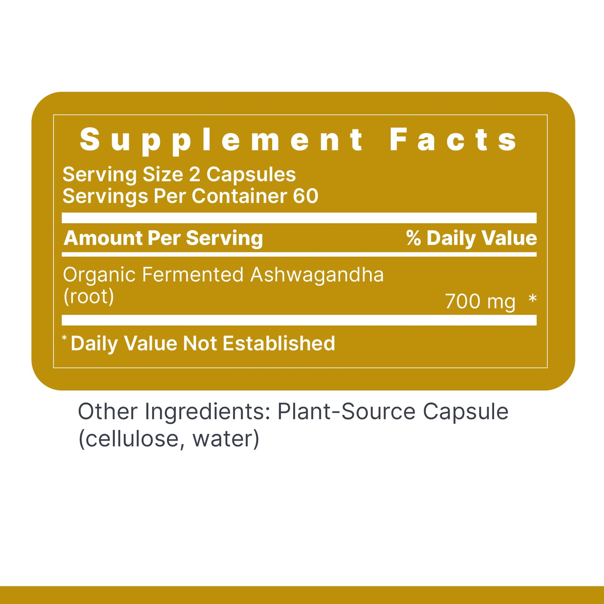 Premier Research Labs Premier Ashwagandha - Pure Supplement for Women & Men with Organic Ashwagandha Root, Herbal Pills for Stress & Sleep Support, Fermented for Absorption - 120 Plant-Based Capsules - OzHealthStandard
