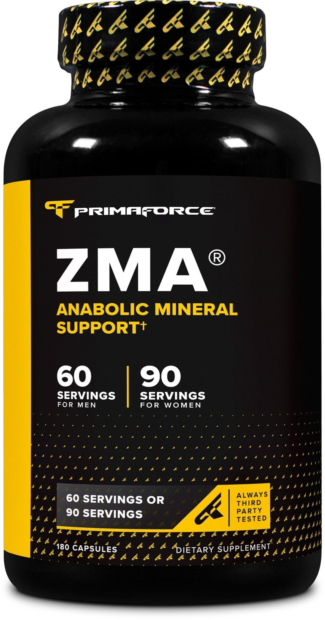 Primaforce ZMA Dietary Supplement, 180 Capsules - OzHealthStandard