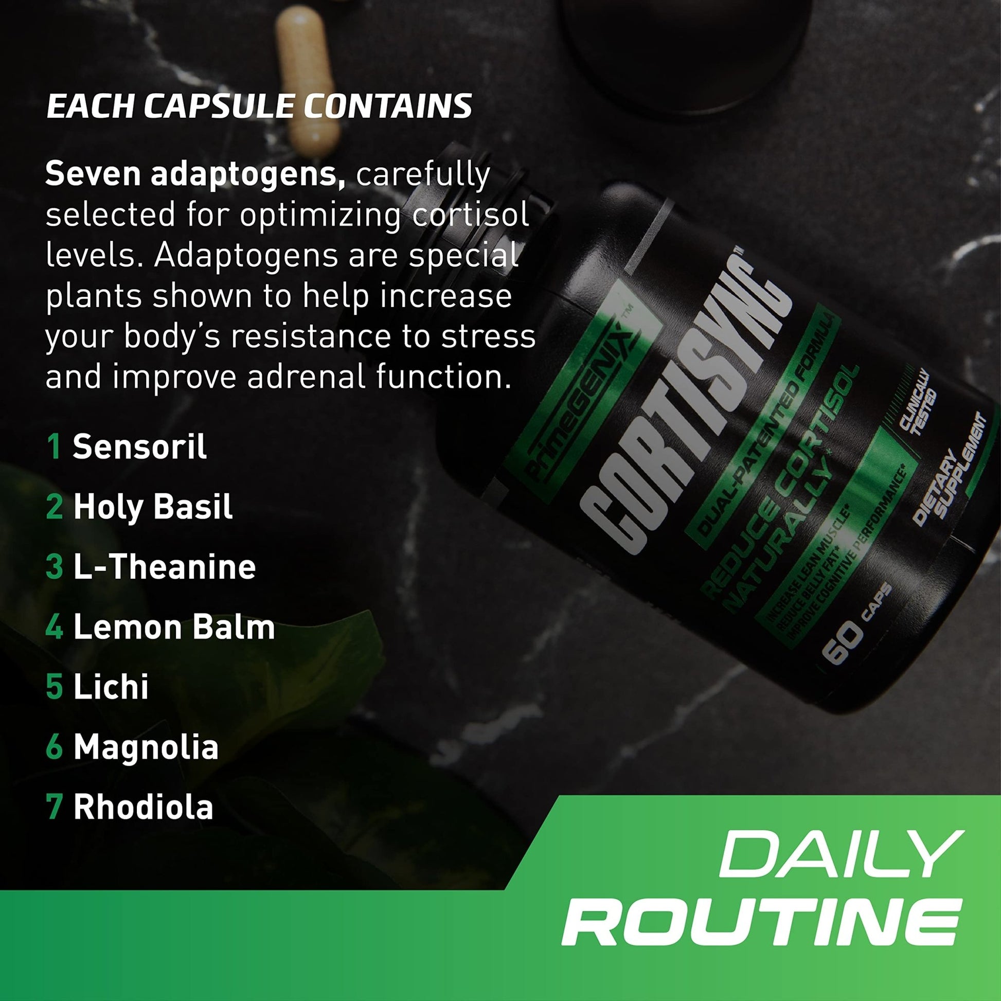 PrimeGENIX CortiSync | Reduce Cortisol | Increase Energy | Improve Focus | Organic - OzHealthStandard