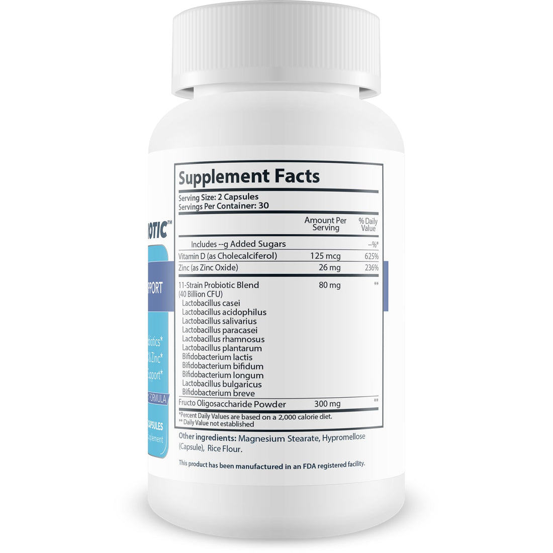 Pro Skin Probiotic - Skin Health Supporting Probiotic with Immune Support - Promote Healthy Skin Microbiome from Inside Out - Health Starts in the Gut - Support Reduced Breakouts, Redness, & Puffiness - OzHealthStandard