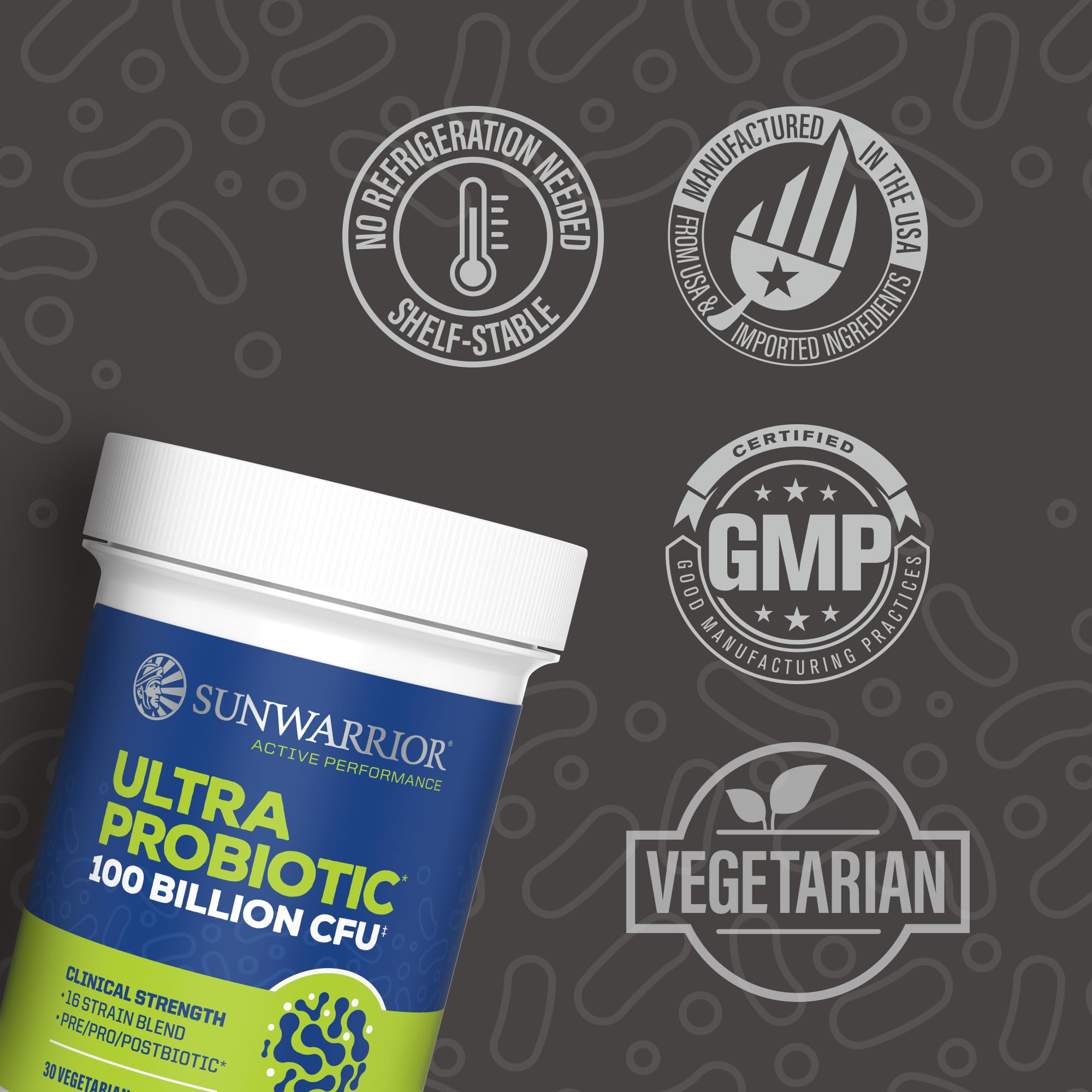 Probiotic for Gut Health 100 Billion CFU Probiotics Supplement Capsules 16 Strains Prebiotics + Postbiotics for Gut Immune & Colon Health Energy & Endurance Support Soy-Free Non-GMO 30 Capsule Serving - OzHealthStandard