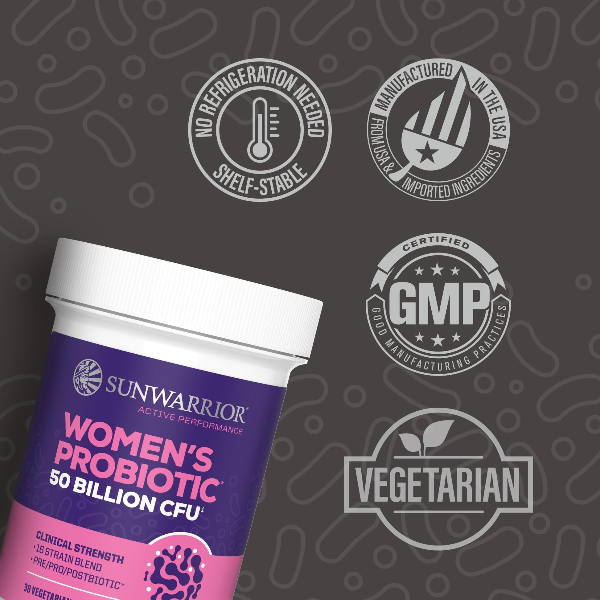 Probiotic for Gut Health 50 Billion CFU Probiotics Supplement Capsules 16 Strains Prebiotics, Postbiotics for Women Gut Immune Colon Health Energy Endurance Support Soy-Free Non-GMO 30 Capsule Serving - OzHealthStandard
