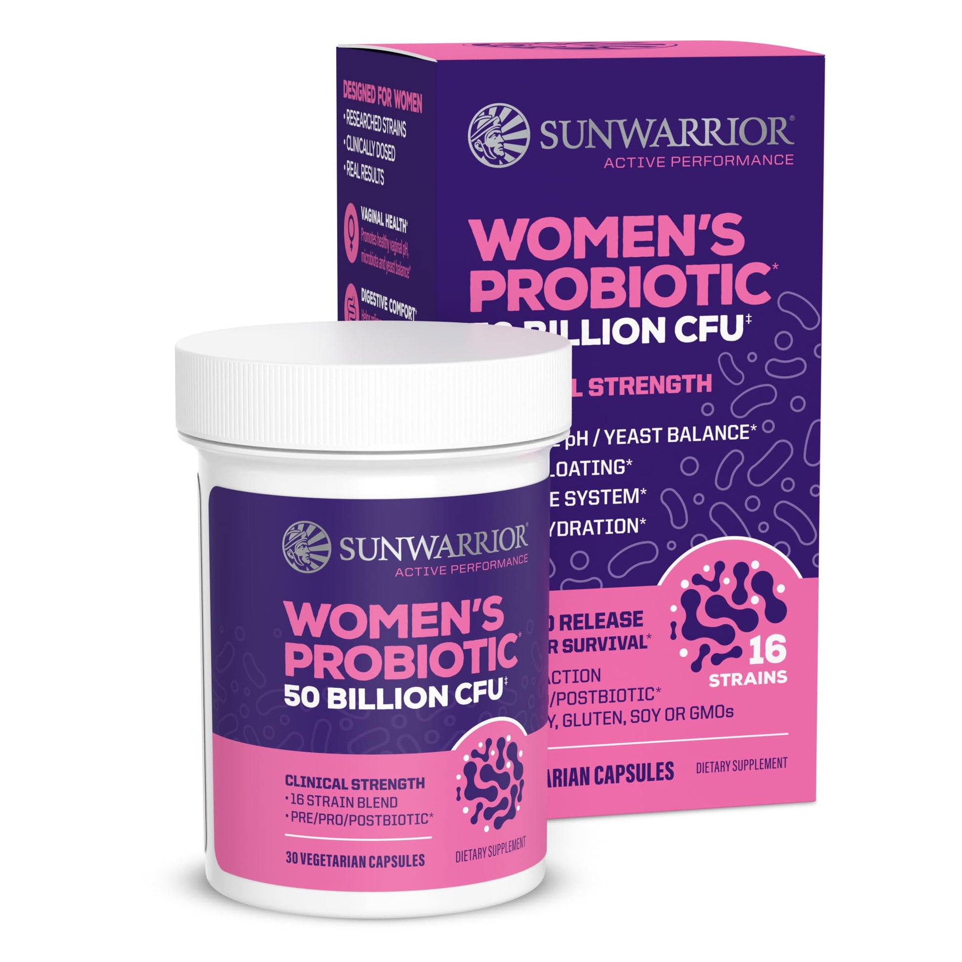 Probiotic for Gut Health 50 Billion CFU Probiotics Supplement Capsules 16 Strains Prebiotics, Postbiotics for Women Gut Immune Colon Health Energy Endurance Support Soy-Free Non-GMO 30 Capsule Serving - OzHealthStandard