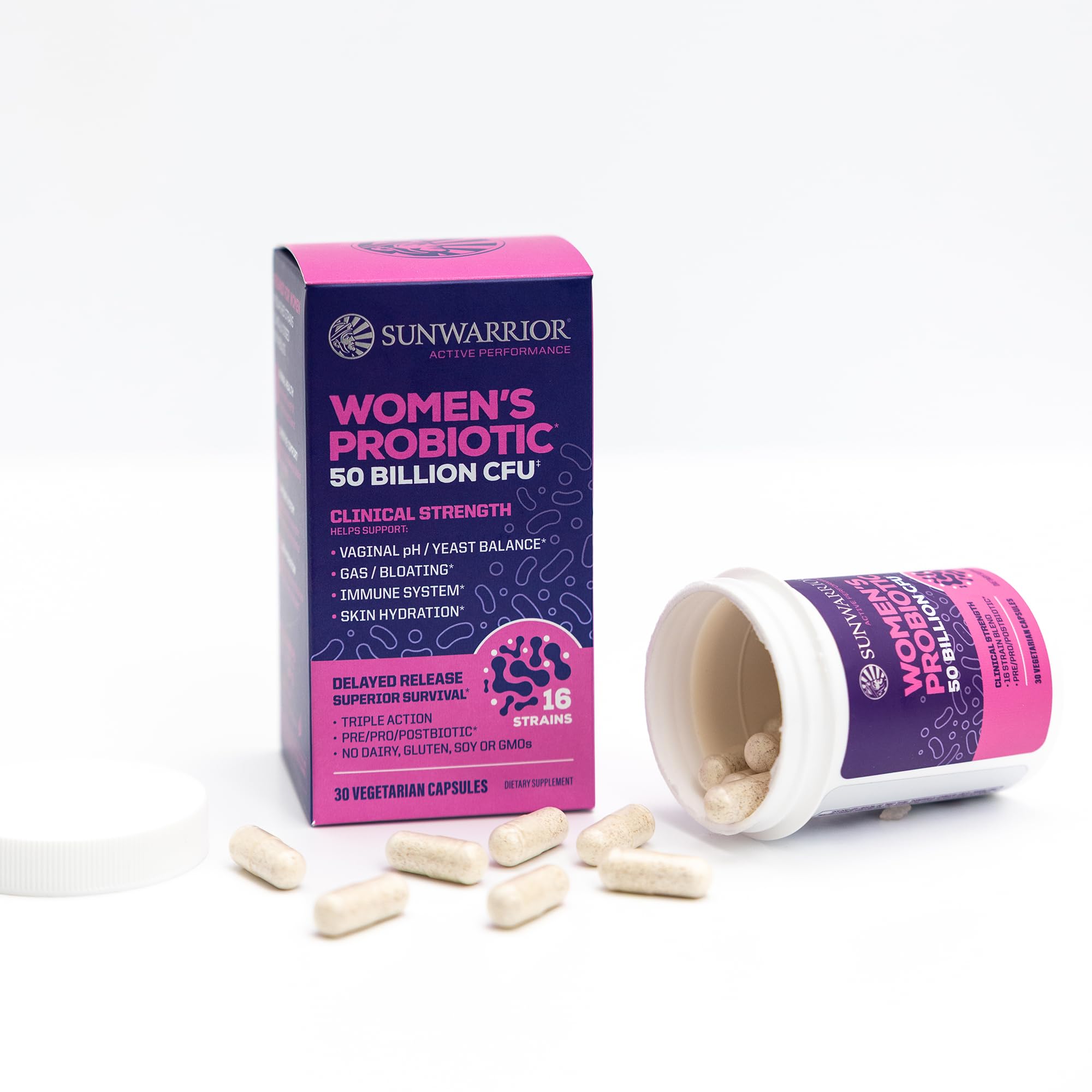 Probiotic for Gut Health 50 Billion CFU Probiotics Supplement Capsules 16 Strains Prebiotics, Postbiotics for Women Gut Immune Colon Health Energy Endurance Support Soy-Free Non-GMO 30 Capsule Serving - OzHealthStandard