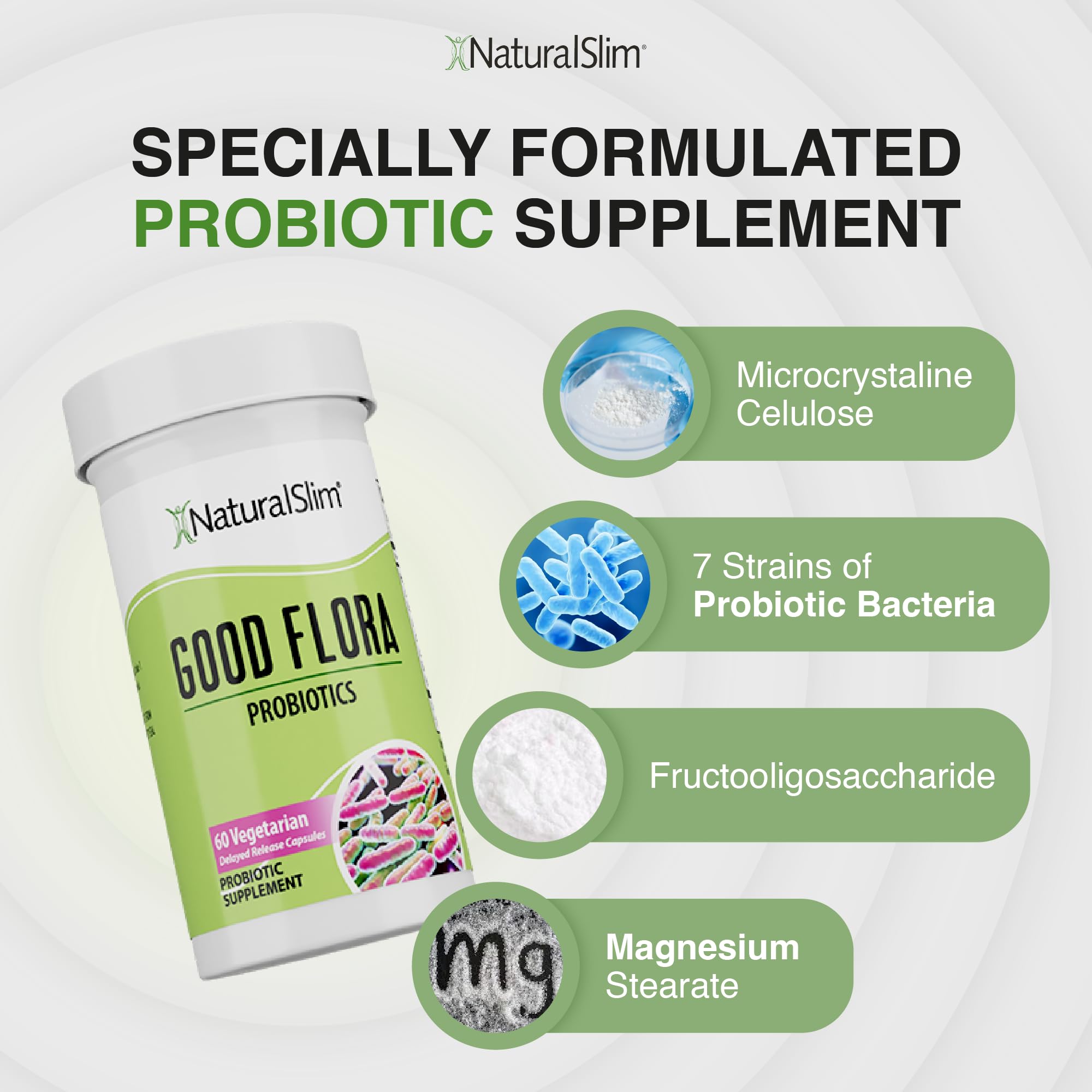 Probiotic Nutritional Supplements Gentle Formula Pro Biotics for Gut Health, Digestive Health, Immune Support, & De-Bloating for Women & Men, 7 Powerful Probiotic Strains, 60 Vegetarian Capsules 3 Pk - OzHealthStandard