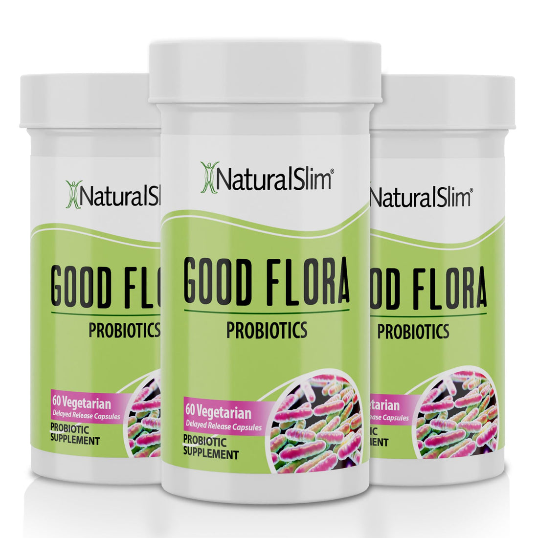 Probiotic Nutritional Supplements Gentle Formula Pro Biotics for Gut Health, Digestive Health, Immune Support, & De-Bloating for Women & Men, 7 Powerful Probiotic Strains, 60 Vegetarian Capsules 3 Pk - OzHealthStandard