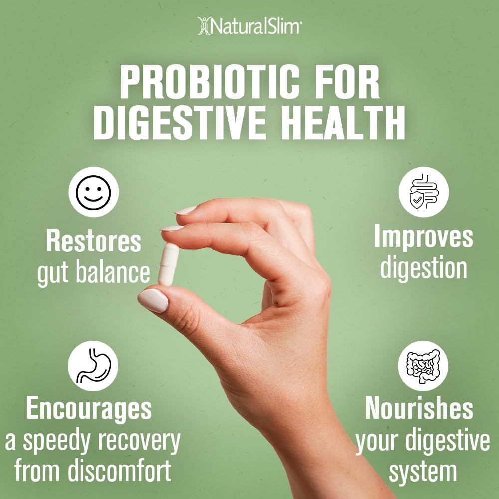 Probiotic Nutritional Supplements Gentle Formula Pro Biotics for Gut Health, Digestive Health, Immune Support, & De-Bloating for Women & Men, 7 Powerful Probiotic Strains, 60 Vegetarian Capsules 3 Pk - OzHealthStandard
