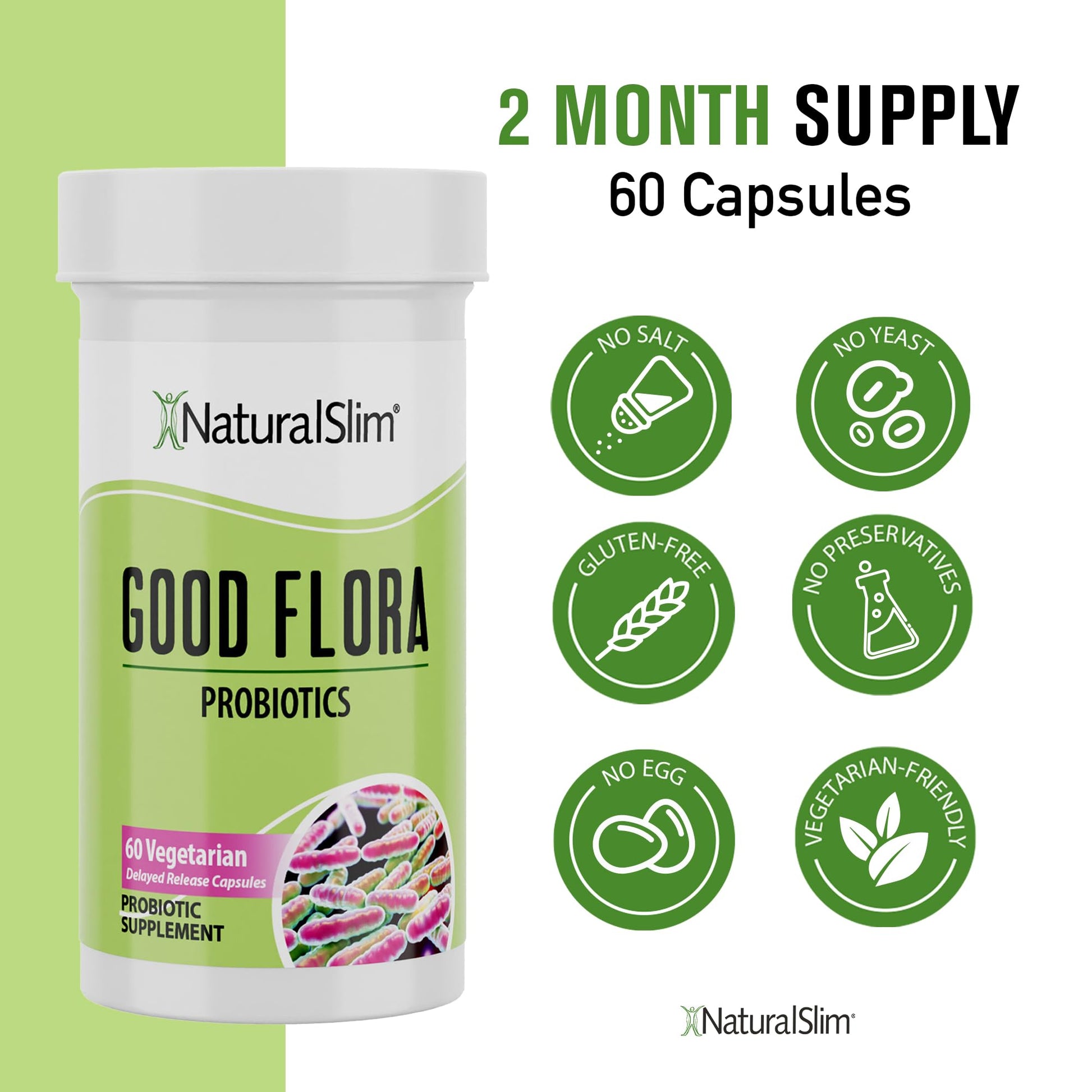 Probiotic Nutritional Supplements Gentle Formula Pro Biotics for Gut Health, Digestive Health, Immune Support, & De-Bloating for Women & Men, 7 Powerful Probiotic Strains, 60 Vegetarian Capsules 3 Pk - OzHealthStandard