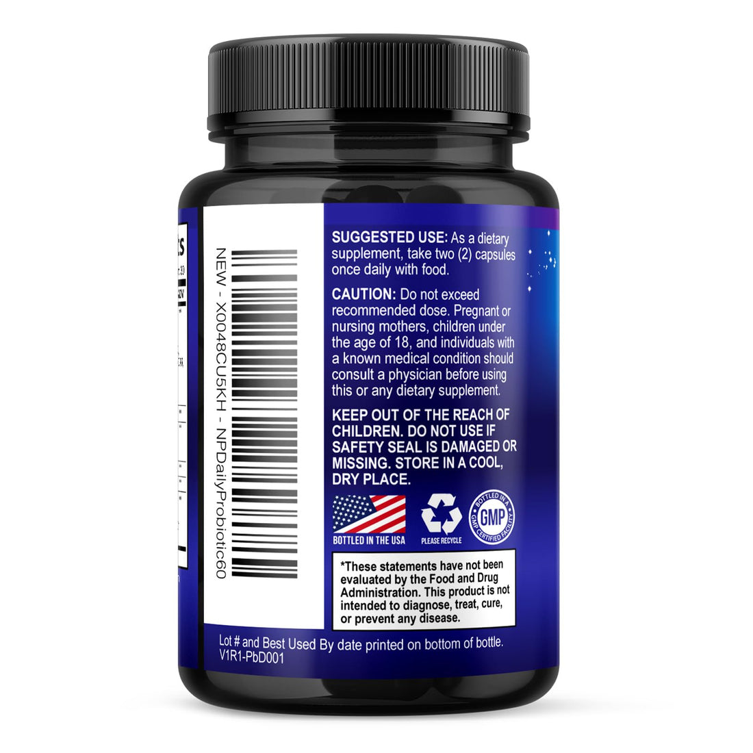 Probiotics 60 Billion CFU - 10 Strains + Digestive Enzymes & Prebiotics - Best Probiotic for Women & Men, Supports Immune, Gut Health, Occasional Constipation, Diarrhea, Gas & Bloating - 60 Capsules - OzHealthStandard
