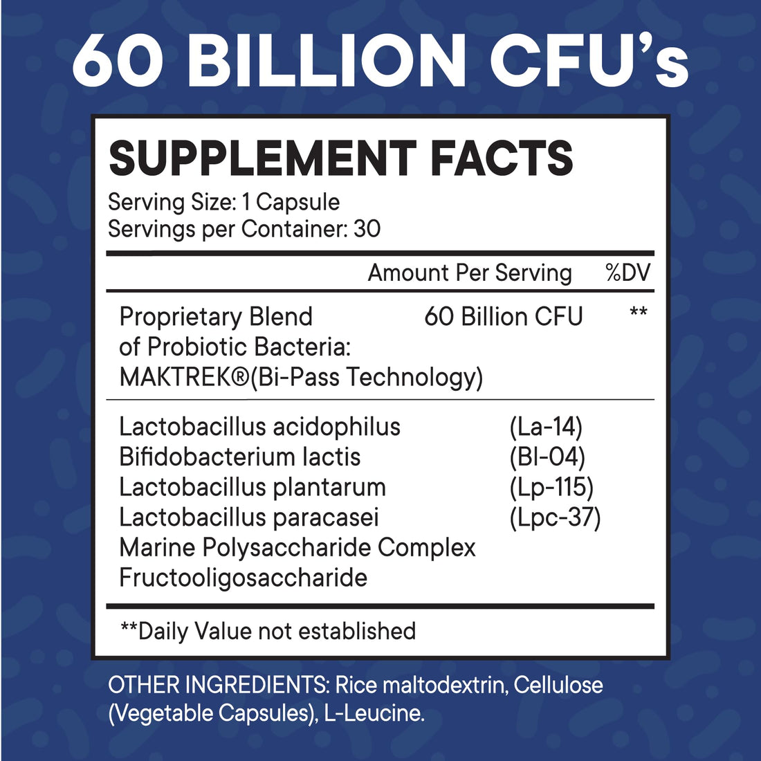 Probiotics 60 Billion CFU with Prebiotic Formula - Probiotics for Women and Men and Adults, 100% Natural Digestive Enzymes, - OzHealthStandard