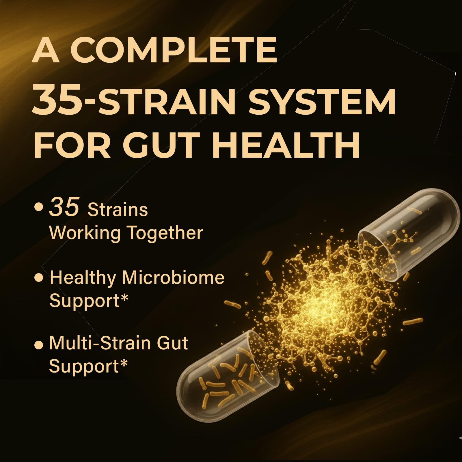 Probiotics with Prebiotics for Men and Women - 35 Strains Probiotics 100 Billion CFU for Gut & Digestive Health, Vegan Acidophilus Probiotic Supplement - OzHealthStandard