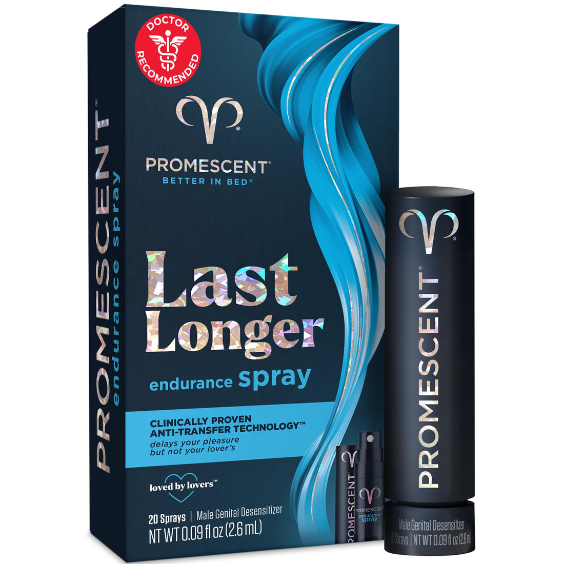 Promescent Desensitizing Delay Spray for Men Clinically Proven to Help You Last Longer in Bed - Better Maximized Sensation + Prolong Climax for Him, 2.6 ml - OzHealthStandard
