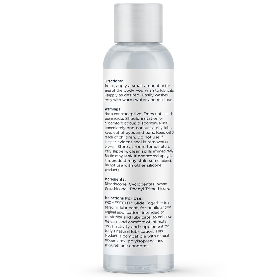 Promescent Silicone Lube, Premium Lubricants for Privacy, Sex Lube for Men & Women, Personal Lube, Non Sticky Anal Lubricant, Sex Accessories for Adults Couples, Personal Lubricant (4 oz) - OzHealthStandard